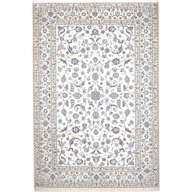 Tappeto Nain 6la Persia 207x304 Avorio Crema Bl