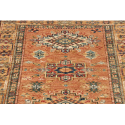 Tappeto Kazak Fine Pakistan 83x282 Terracotta A