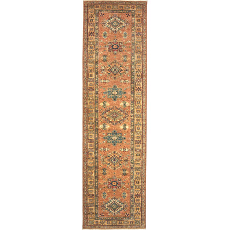 Tappeto Kazak Fine Pakistan 82x282 Ruggine Terr