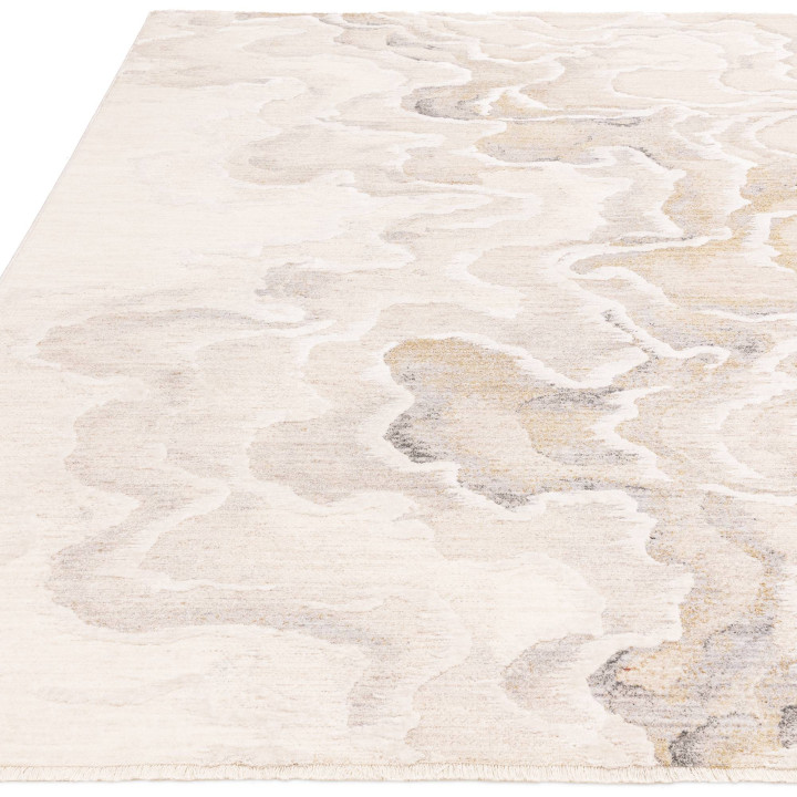 Rug Seville abstract beige and grey 120x180 cm