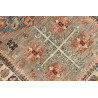 Tappeto Kazak Fine Pakistan 77x256 Grigio Taupe