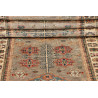 Tappeto Kazak Fine Pakistan 77x256 Grigio Taupe