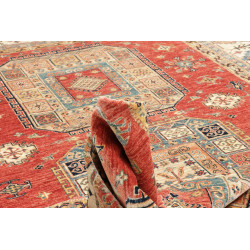Tappeto Kazak Fine Pakistan 200x300 Rosso Terra