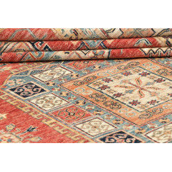 Tappeto Kazak Fine Pakistan 200x300 Rosso Terra