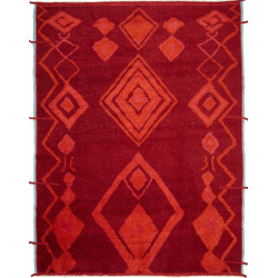 Rug Gabbeh Marrakech Pakistan 231x302 Dark Red