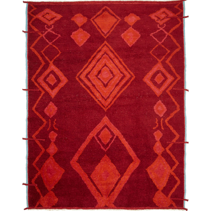 Rug Gabbeh Marrakech Pakistan 231x302 Dark Red