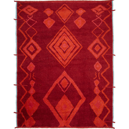 Rug Gabbeh Marrakech Pakistan 231x302 Dark Red
