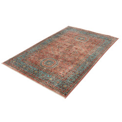 Tappeto Mamlouk Pakistan 124x186 Rosso Teale Gi