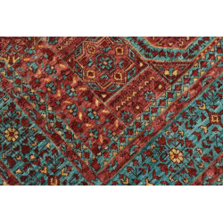 Tappeto Mamlouk Pakistan 124x186 Rosso Teale Gi