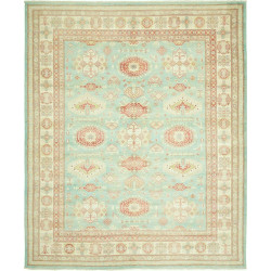 Tappeto Kazak Afghanistan 245x295 Azzurro Turch