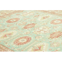 Tappeto Kazak Afghanistan 245x295 Azzurro Turch