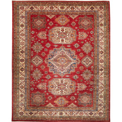 Tappeto Kazak Fine Pakistan 257x316 Rosso Crema