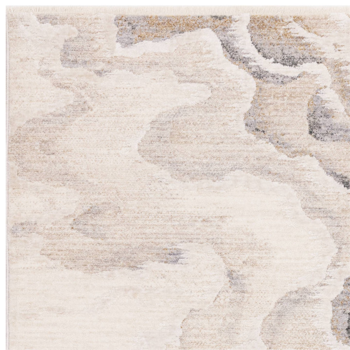 Rug Seville abstract light beige taupe pearl gre