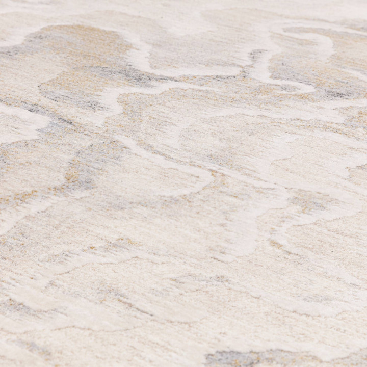 Rug Seville abstract light beige taupe pearl gre