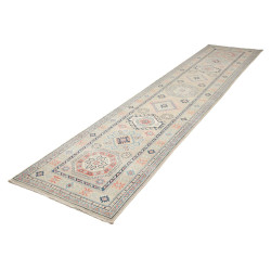 Rug Kazak Afghanistan 83x388 Beige Light Blue D