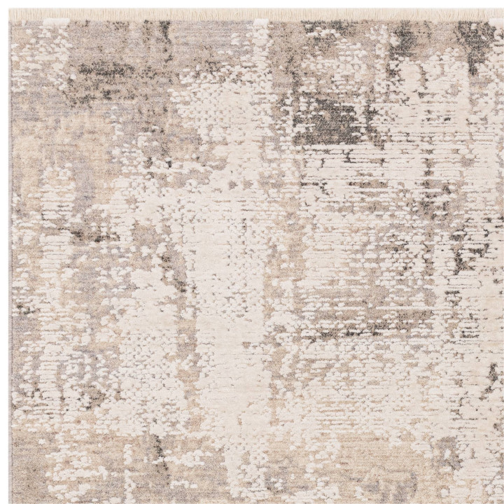 Tappeto Seville astratto beige tortora e grigio