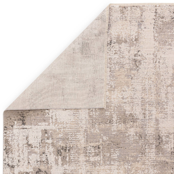 Tappeto Seville astratto beige tortora e grigio