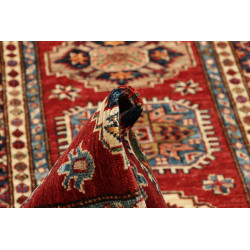 Rug Kazak Fine Pakistan 82x400 Red Beige Brown