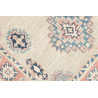 Rug Kazak Afghanistan 94x138 Beige Pink Dark Bl