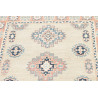 Rug Kazak Afghanistan 94x138 Beige Pink Dark Bl