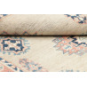 Rug Kazak Afghanistan 94x138 Beige Pink Dark Bl