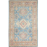 Tappeto Kazak Afghanistan 118x188 Blu Cielo Ros