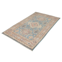 Tappeto Kazak Afghanistan 118x188 Blu Cielo Ros