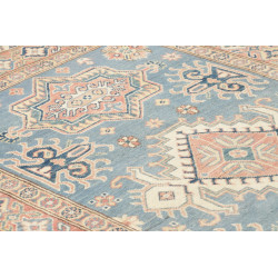 Tappeto Kazak Afghanistan 118x188 Blu Cielo Ros