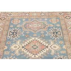 Tappeto Kazak Afghanistan 118x188 Blu Cielo Ros
