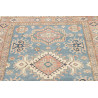 Tappeto Kazak Afghanistan 118x188 Blu Cielo Ros