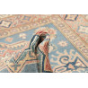 Tappeto Kazak Afghanistan 118x188 Blu Cielo Ros
