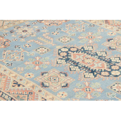 Tappeto Kazak Afghanistan 120x181 Azzurro Cielo