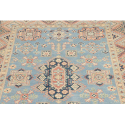 Tappeto Kazak Afghanistan 120x181 Azzurro Cielo