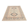 Tappeto Kazak Afghanistan 147x204 Crema Blu Pes