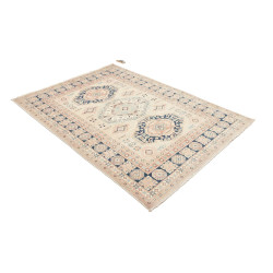 Tappeto Kazak Afghanistan 147x204 Crema Blu Pes