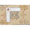 Tappeto Kazak Afghanistan 147x204 Crema Blu Pes