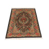 Tappeto Ghom Seta Persia 80x120 Nero Rosa Coral