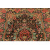 Tappeto Ghom Seta Persia 80x120 Nero Rosa Coral