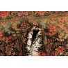 Tappeto Ghom Seta Persia 80x120 Nero Rosa Coral