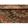 Tappeto Ghom Seta Persia 80x120 Nero Rosa Coral