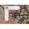Tappeto Ghom Seta Persia 80x120 Nero Rosa Coral