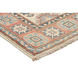 Tappeto Kazak Afghanistan 84x133 Crema Blu Chia