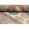 Tappeto Kazak Afghanistan 84x133 Crema Blu Chia