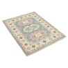 Tappeto Kazak Afghanistan 84x110 Azzurro Crema