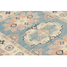 Tappeto Kazak Afghanistan 84x110 Azzurro Crema
