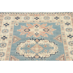 Tappeto Kazak Afghanistan 84x110 Azzurro Crema