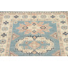 Tappeto Kazak Afghanistan 84x110 Azzurro Crema