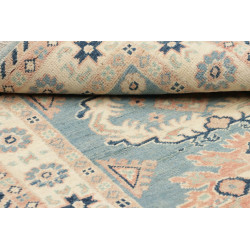Tappeto Kazak Afghanistan 84x110 Azzurro Crema
