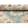 Tappeto Kazak Afghanistan 84x110 Azzurro Crema