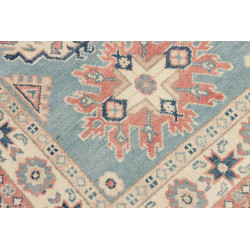 Tappeto Kazak Afghanistan 79x130 Azzurro Cielo